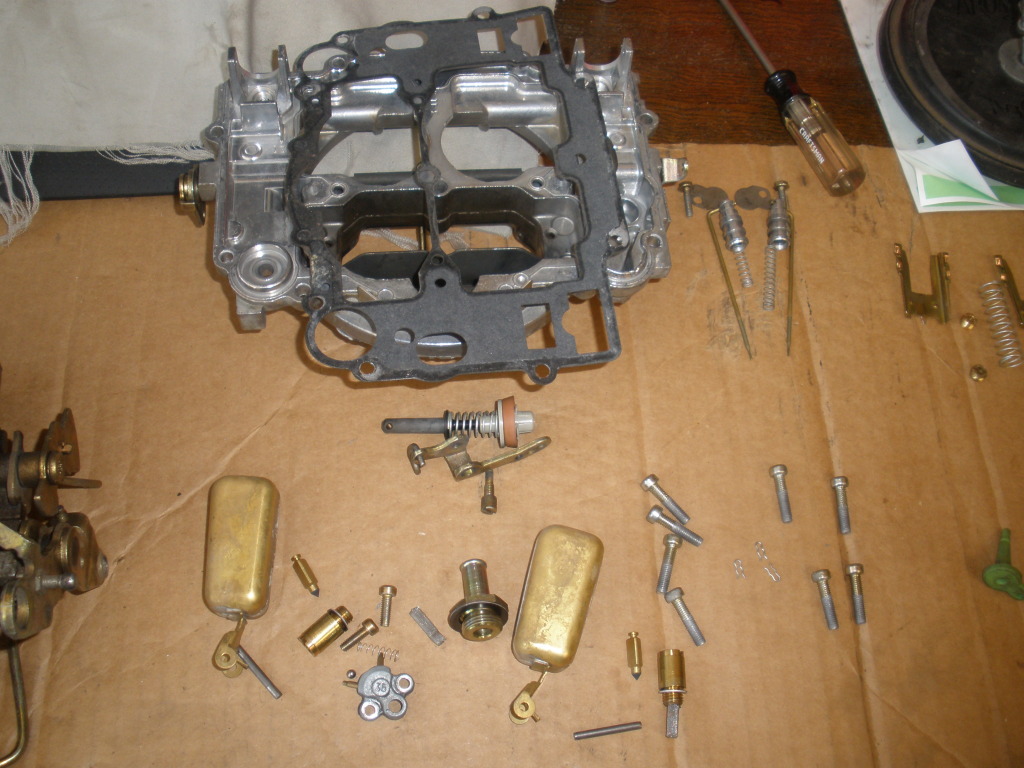 setting float levels on and correcting a rich edelbrock carb Grumpys