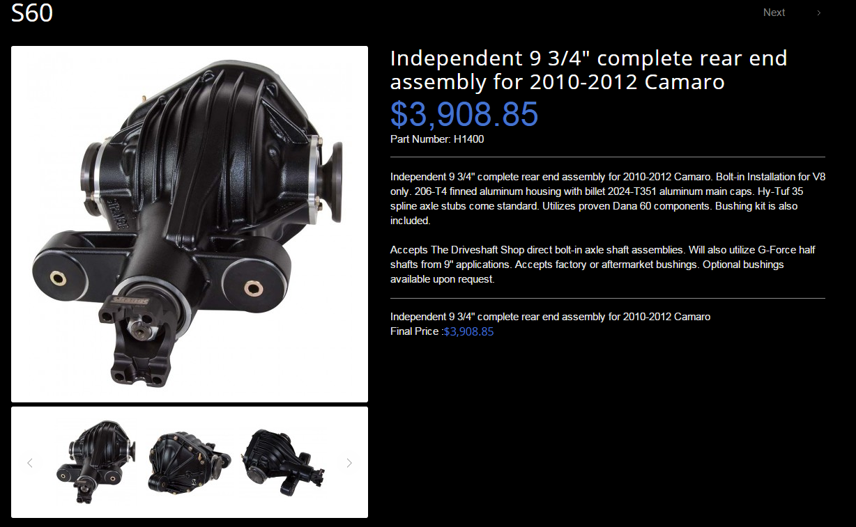 Hammerhead 12 Bolt Center Section installed Grumpys Performance Garage