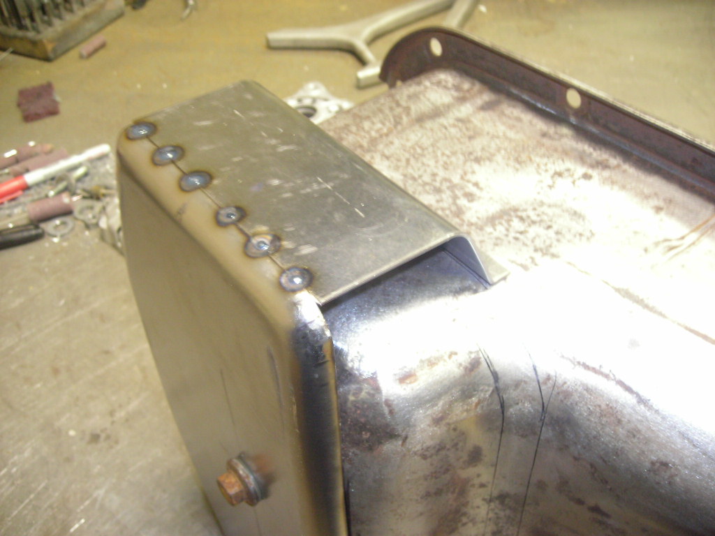 building a custom wet sump oil pan Grumpys Performance Garage