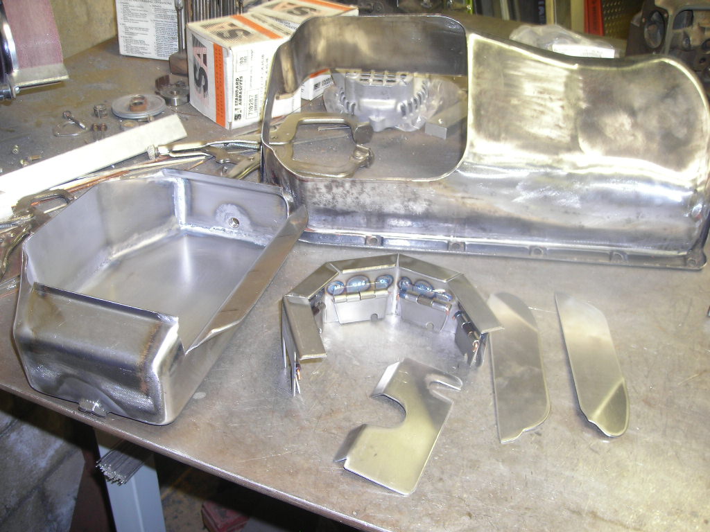 building a custom wet sump oil pan Grumpys Performance Garage