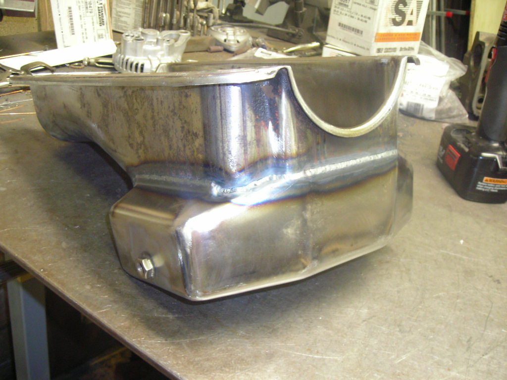 building a custom wet sump oil pan Grumpys Performance Garage