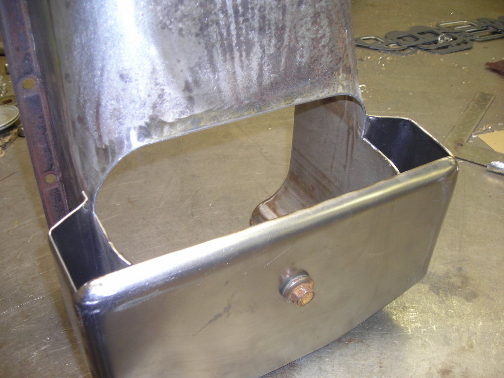 building a custom wet sump oil pan Grumpys Performance Garage