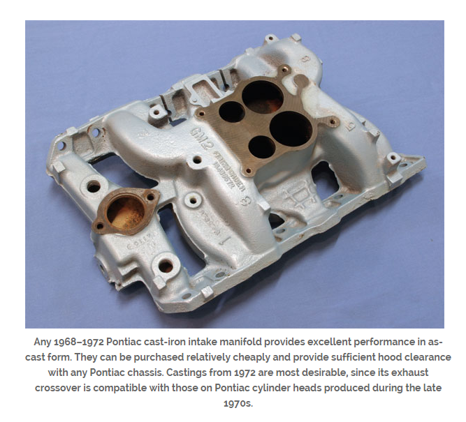 pontiac intake manifold test thats well worth reading Grumpys Performance Garage